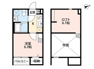 長原駅 徒歩10分 2階の物件間取画像